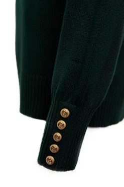 Chamonix Roll Neck Knit (Emerald)