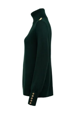 Chamonix Roll Neck Knit (Emerald)