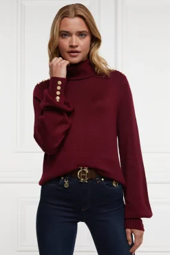 Chamonix Roll Neck Knit (Wine)