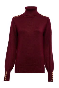 Chamonix Roll Neck Knit (Wine)