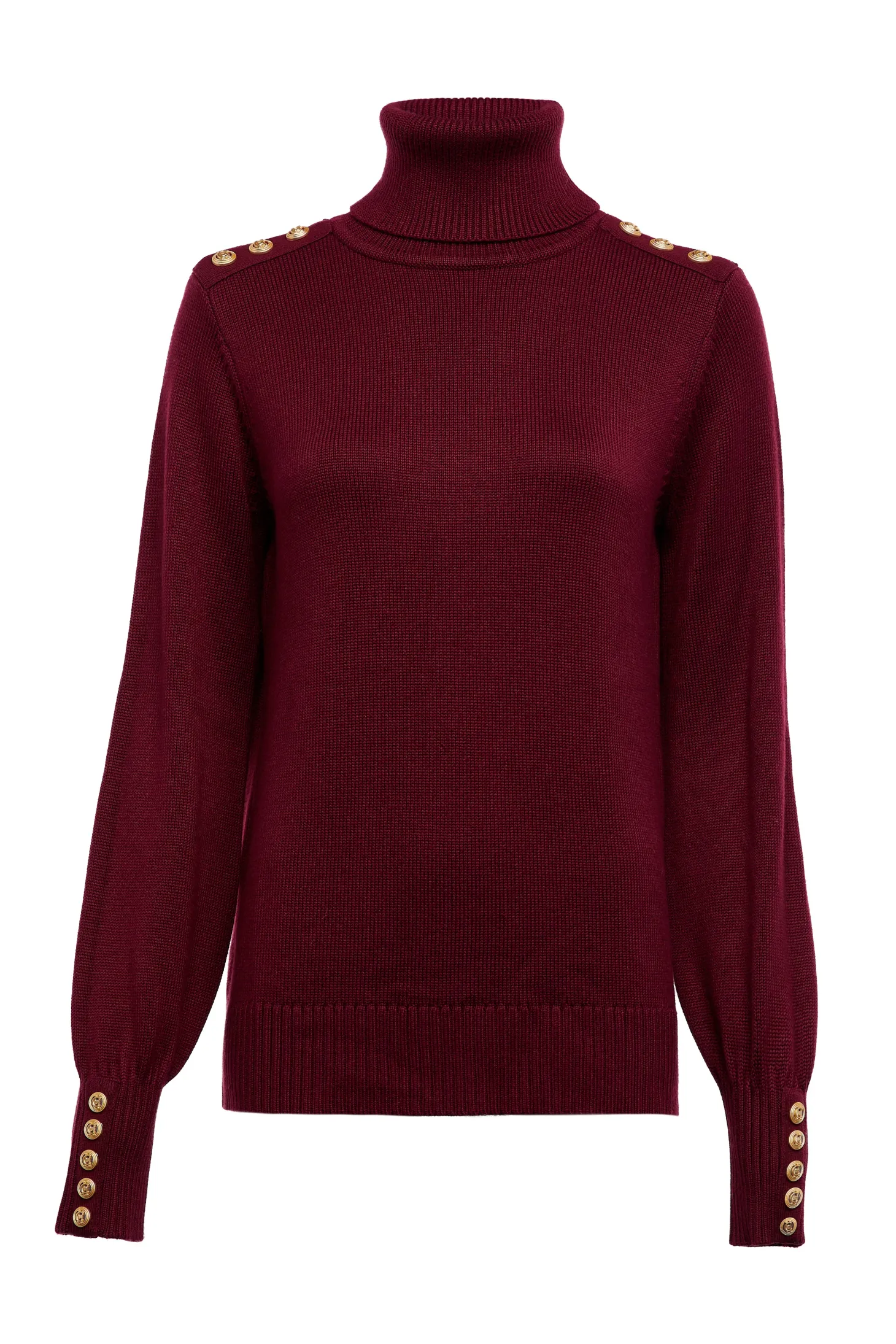Chamonix Roll Neck Knit (Wine)