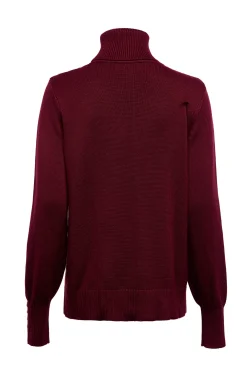 Chamonix Roll Neck Knit (Wine)