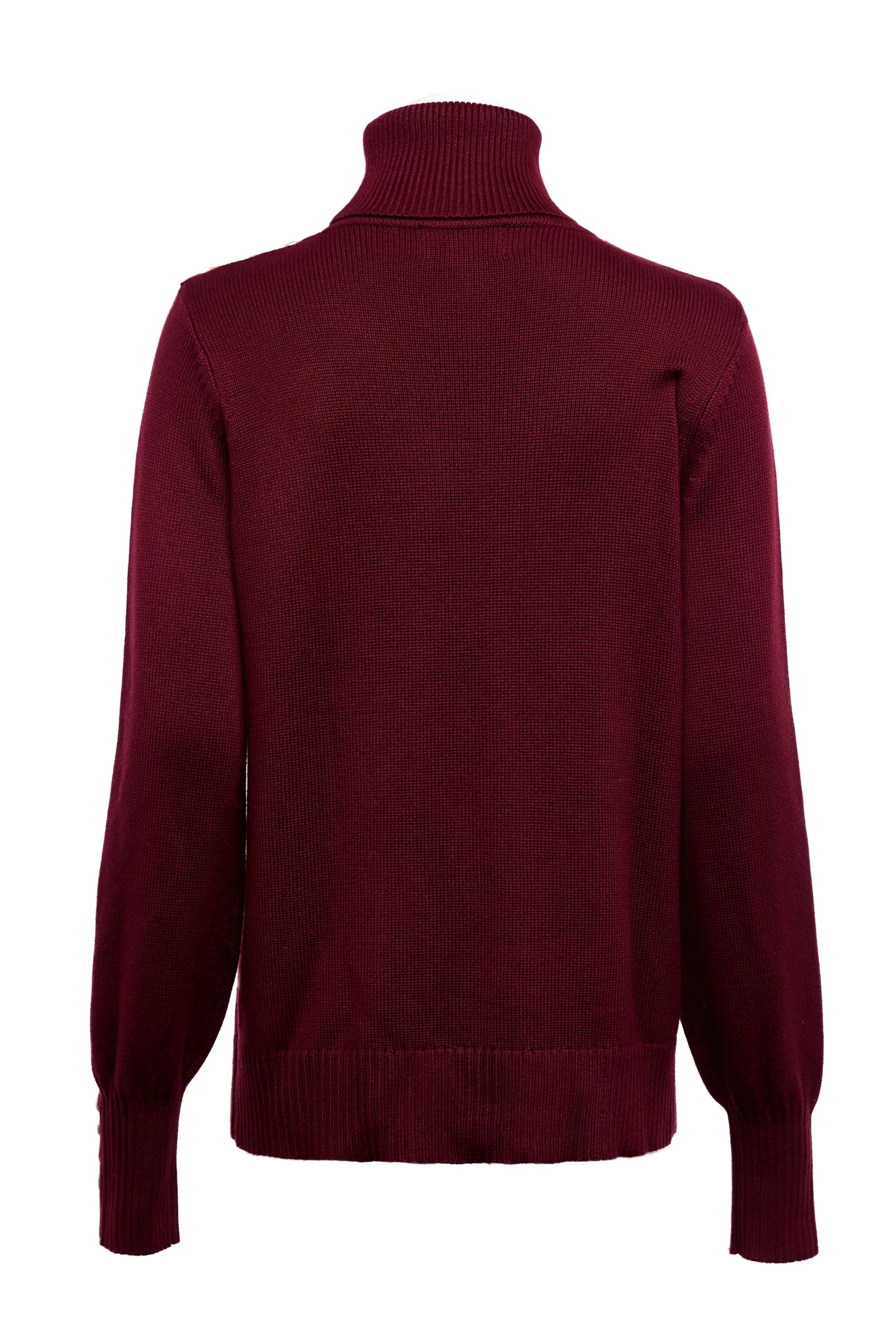 Chamonix Roll Neck Knit (Wine)