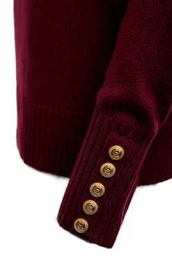 Chamonix Roll Neck Knit (Wine)