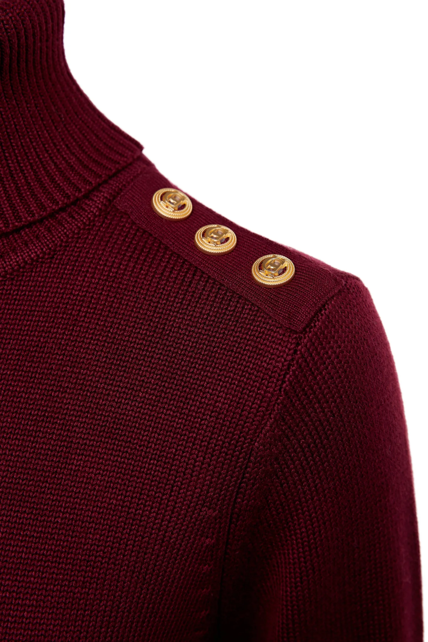 Chamonix Roll Neck Knit (Wine)
