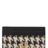 Chelsea Card Holder (Ecru Houndstooth)