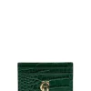 Chelsea Card Holder (Emerald Croc)