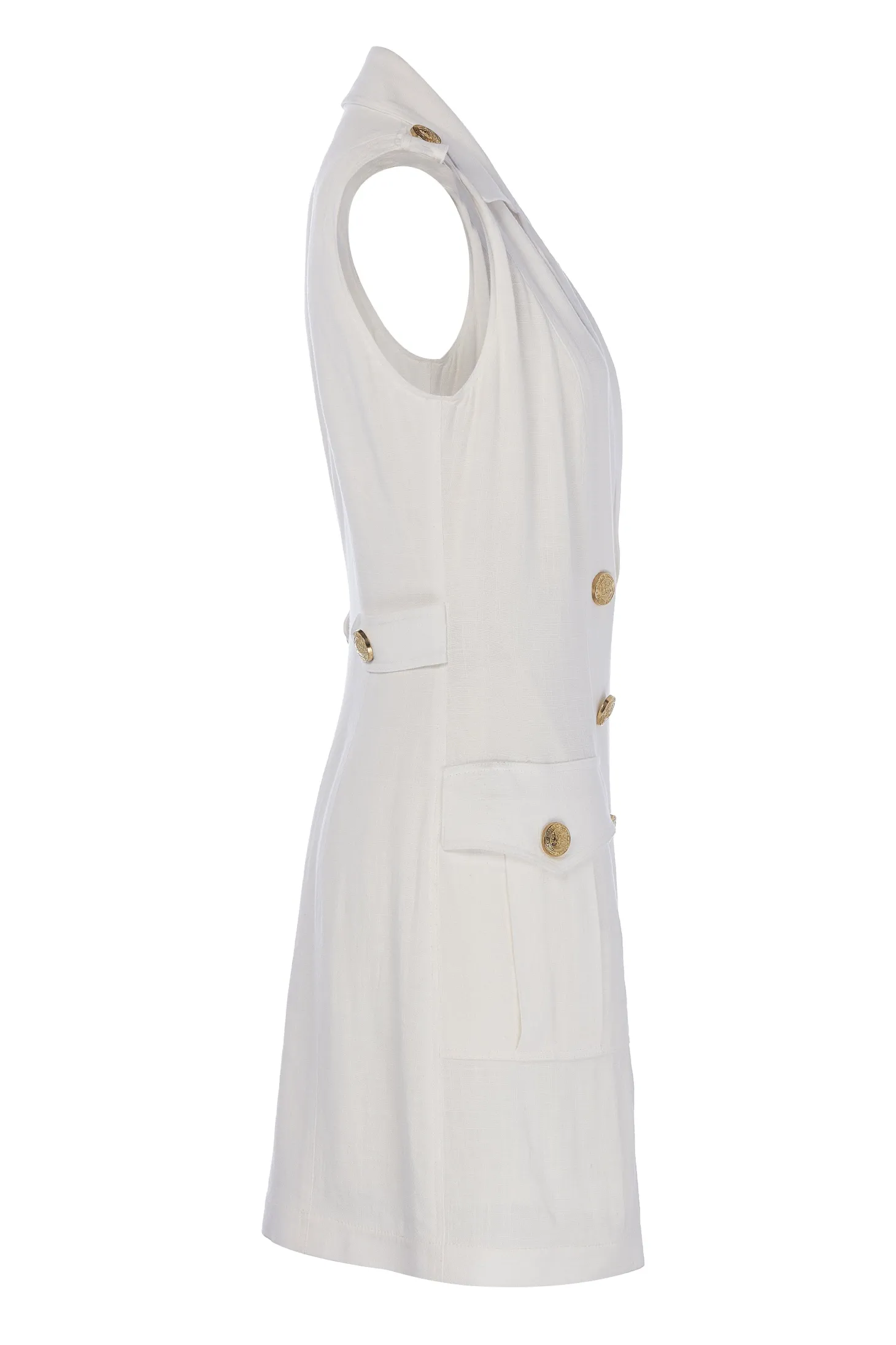 Chelsea Dress (Oyster Linen)