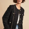 Chelsea Jacket (Black Rainbow Sparkle Tweed)