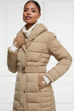Chelsea Logo Knitted Gloves (Camel Cream)