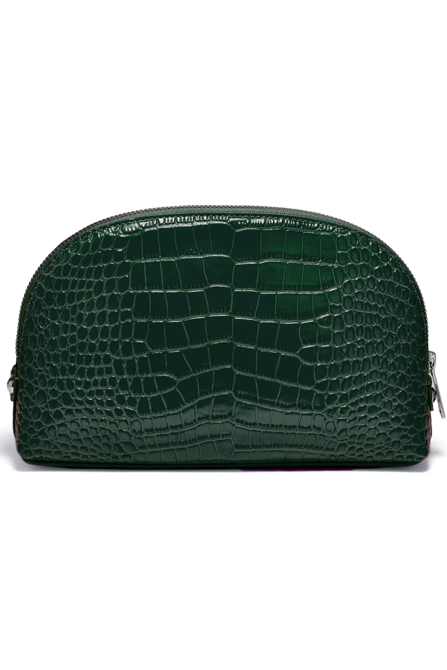 Chelsea Makeup Bag (Emerald Croc)