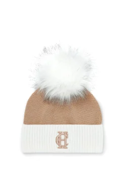 Chelsea Merino Bobble Hat (Camel)