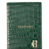 Chelsea Passport Holder (Emerald Croc)