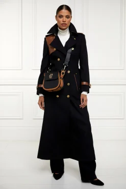 Chelsea Saddle Bag (Black Tan)