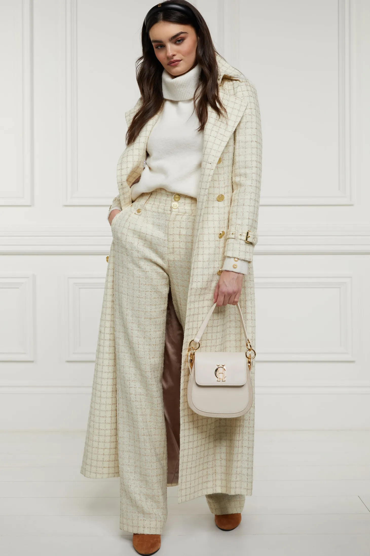 Chelsea Saddle Bag (Cream)
