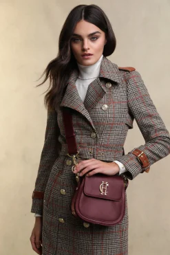 Chelsea Saddle Bag (Merlot)