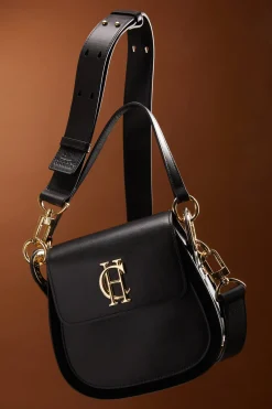 Chelsea Saddle Bag (Soft Black)