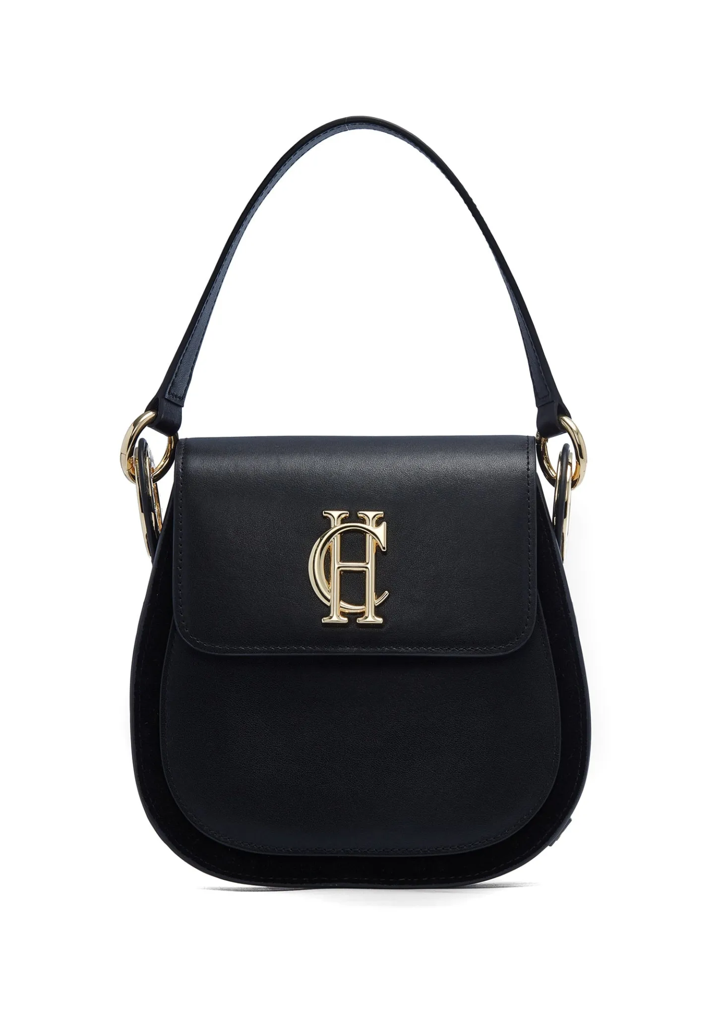 Chelsea Saddle Bag (Soft Black)