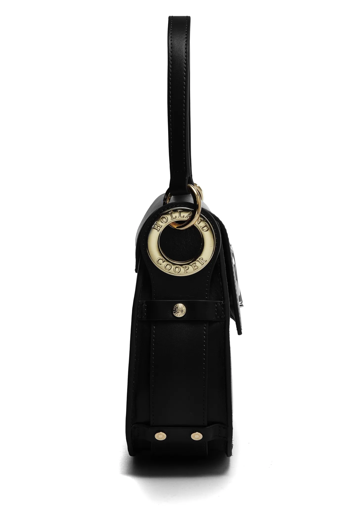 Chelsea Saddle Bag (Soft Black)