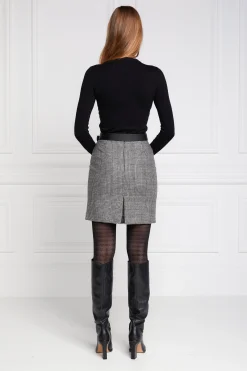 Chelsea Skirt (Prince of Wales Black)