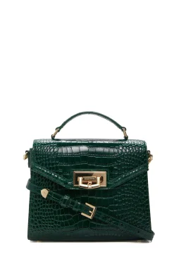 Cheltenham Bag (Emerald Croc)