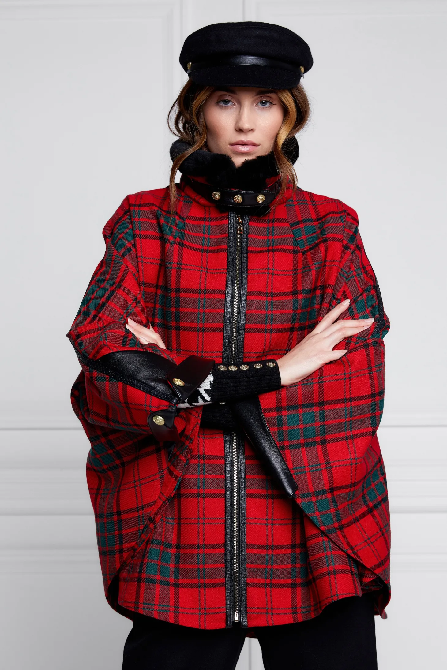 Chiltern Cape (Red Tartan)