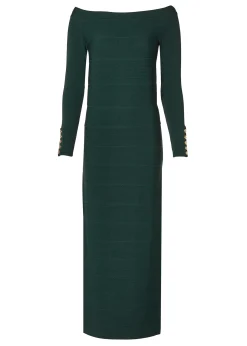 Christina Bandage Dress (Deep Emerald)