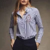 Classic Button Down Shirt (Navy Stripe)