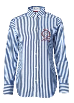 Classic Button Down Shirt (Navy Stripe)