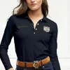 Classic Long Sleeve Polo Shirt (Ink Navy)