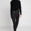 Coated Jodhpur Jean (Black)