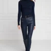 Coated Jodhpur Jean (Navy)