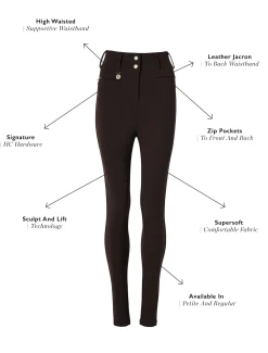 Contour Trouser (Chocolate)