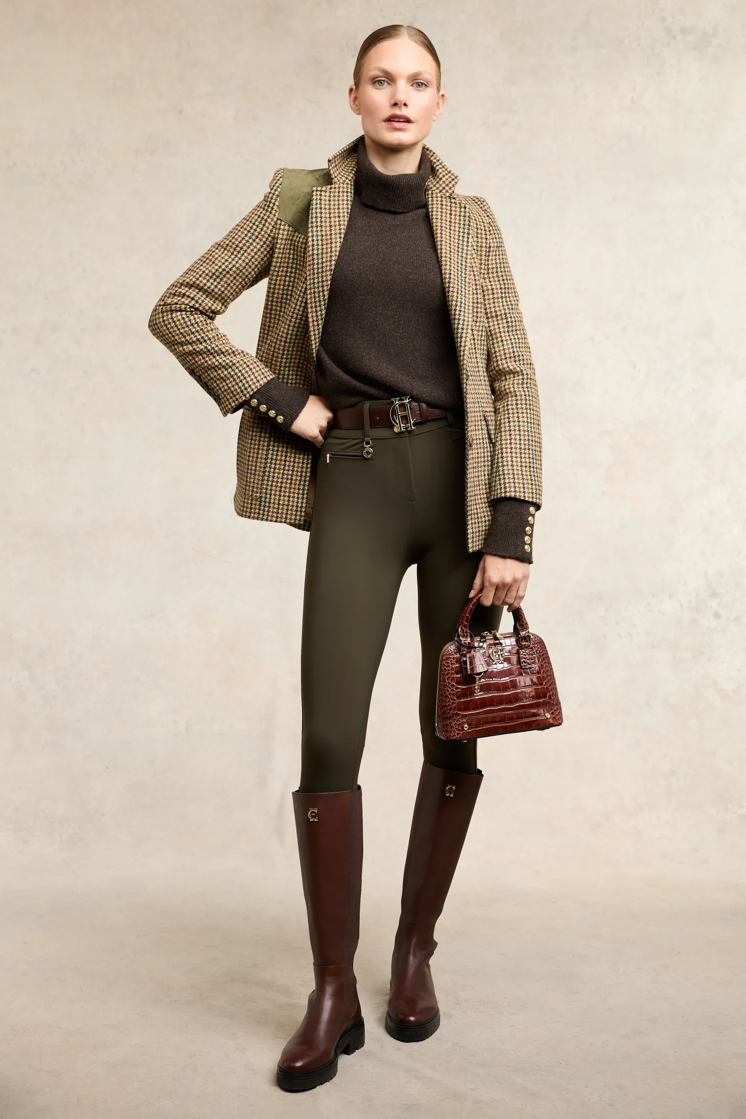 Contour Trouser (Dark Olive)