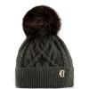 Cortina Bobble Hat (Fern Green Mink)