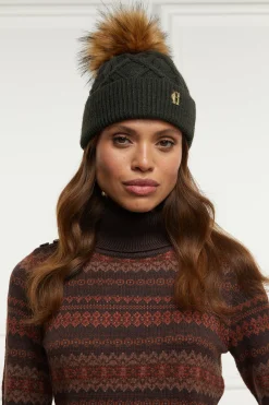 Cortina Bobble Hat (Fern Green)