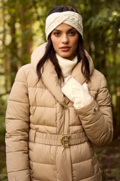 Cortina Fingerless Gloves (Oatmeal)