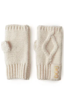 Cortina Fingerless Gloves (Oatmeal)