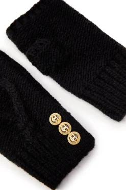 Cortina Fingerless Gloves (Black)