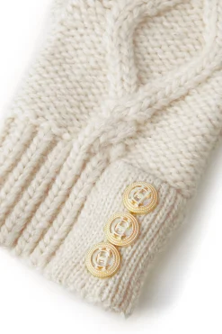 Cortina Fingerless Gloves (Oatmeal)