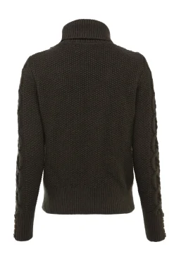 Cortina Roll Neck Knit (Fern Green)