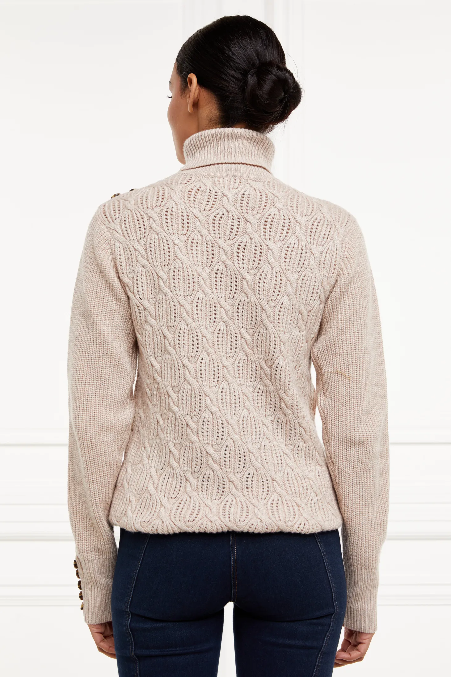 Cotswold Roll Neck Knit (Oatmeal)