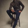 Country Crew Neck Knit (Chocolate)