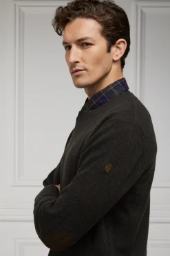 Country Crew Neck Knit (Moss)