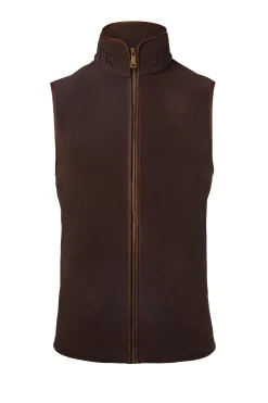 Country Fleece Gilet (Chocolate)