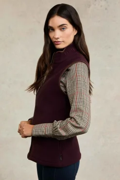 Country Fleece Gilet (Mulberry)