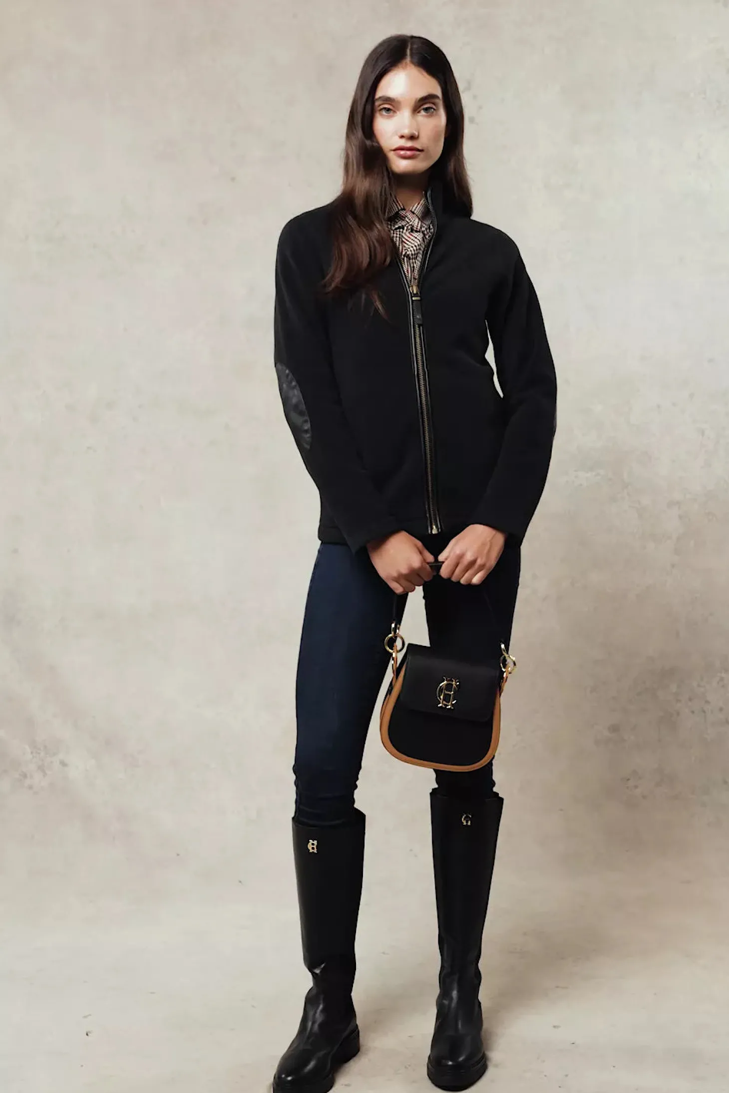 Country Fleece Jacket (Black)