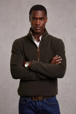 Country Fleece Quarter Zip (Khaki)