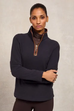 Country Fleece Quarter Zip (Ink Navy)