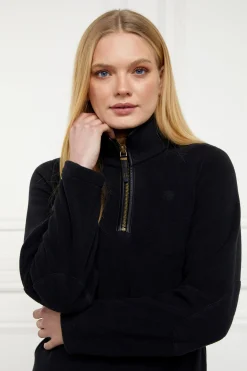 Country Fleece Quarter Zip (Black)